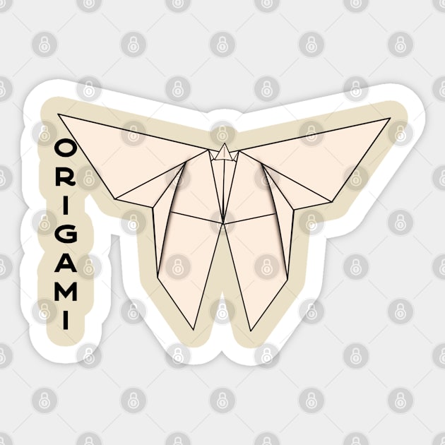 Origami butterfly Sticker by Hloosh